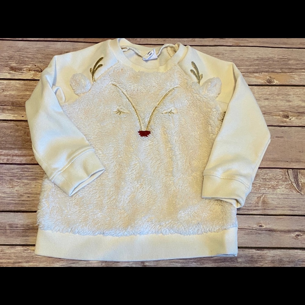 Gap Raindeer sweatshirt 2T